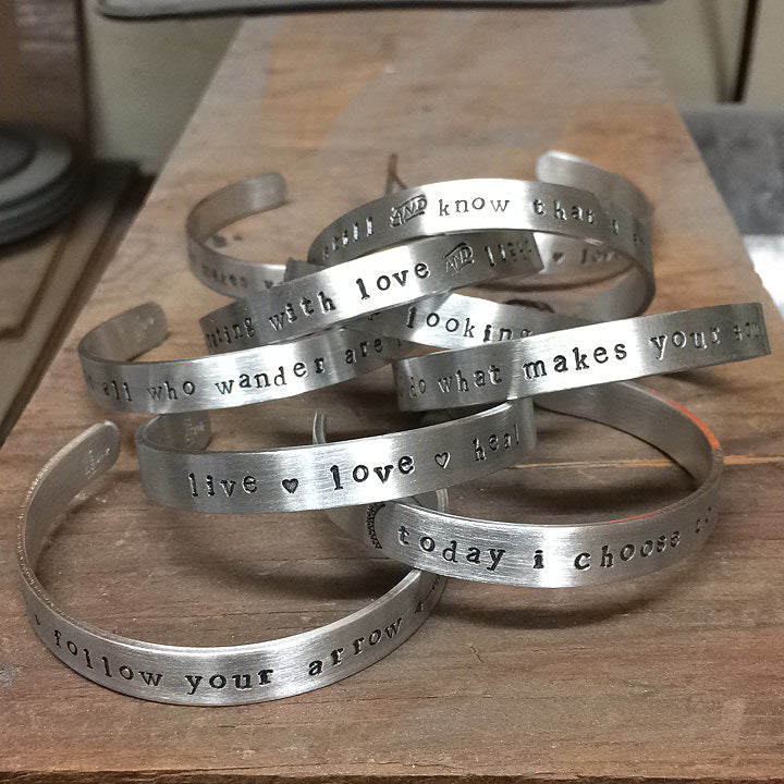 Stamped Bracelets