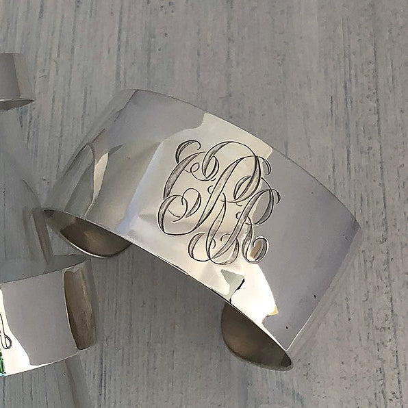 Large Sterling Silver Cuff Bracelet