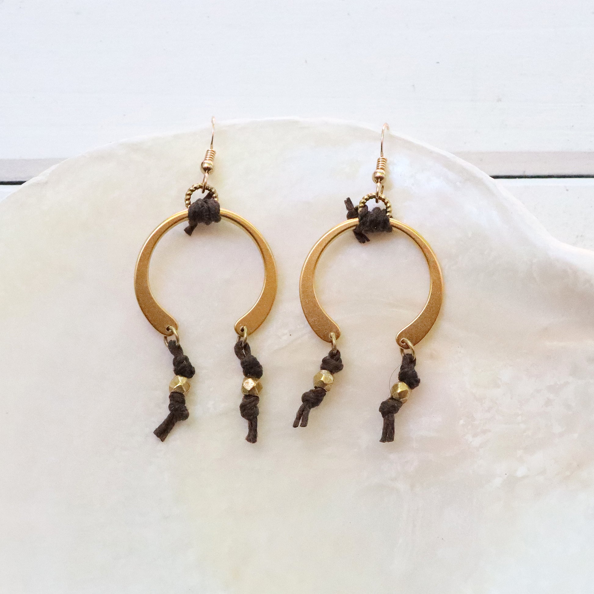 Nomad Knots Earrings in Gold