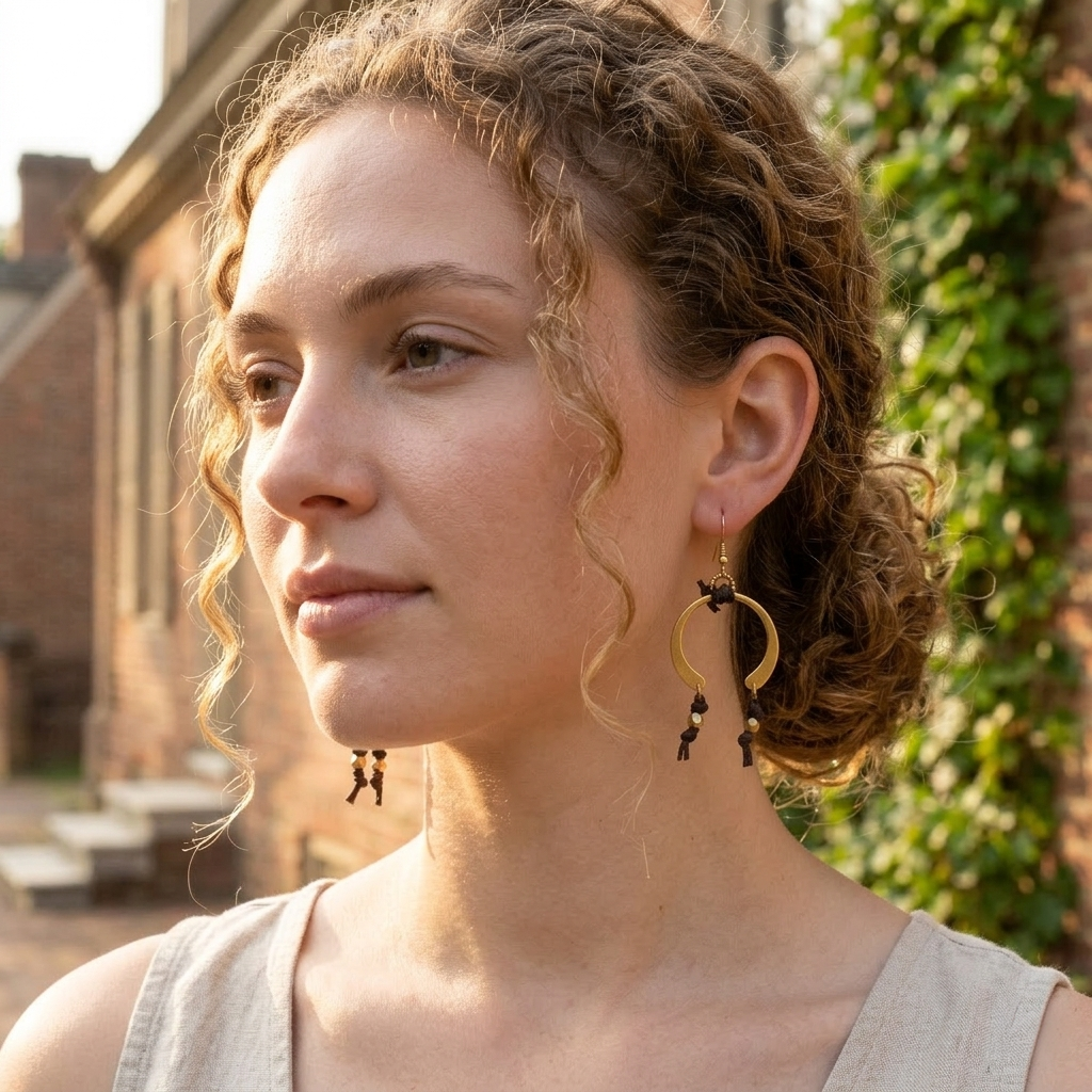 Nomad Knots Earrings in Gold