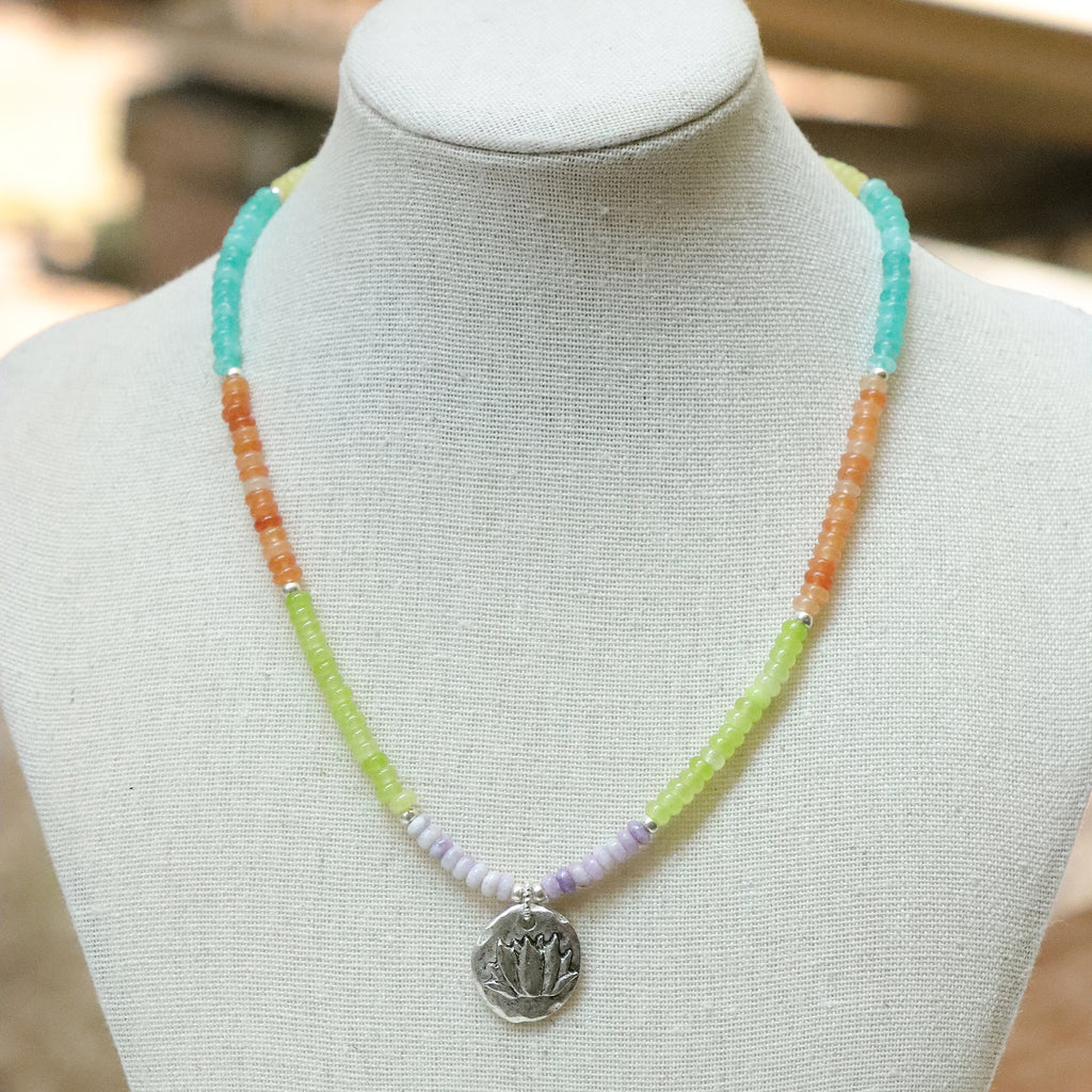 Four Tides Gemstone Necklace