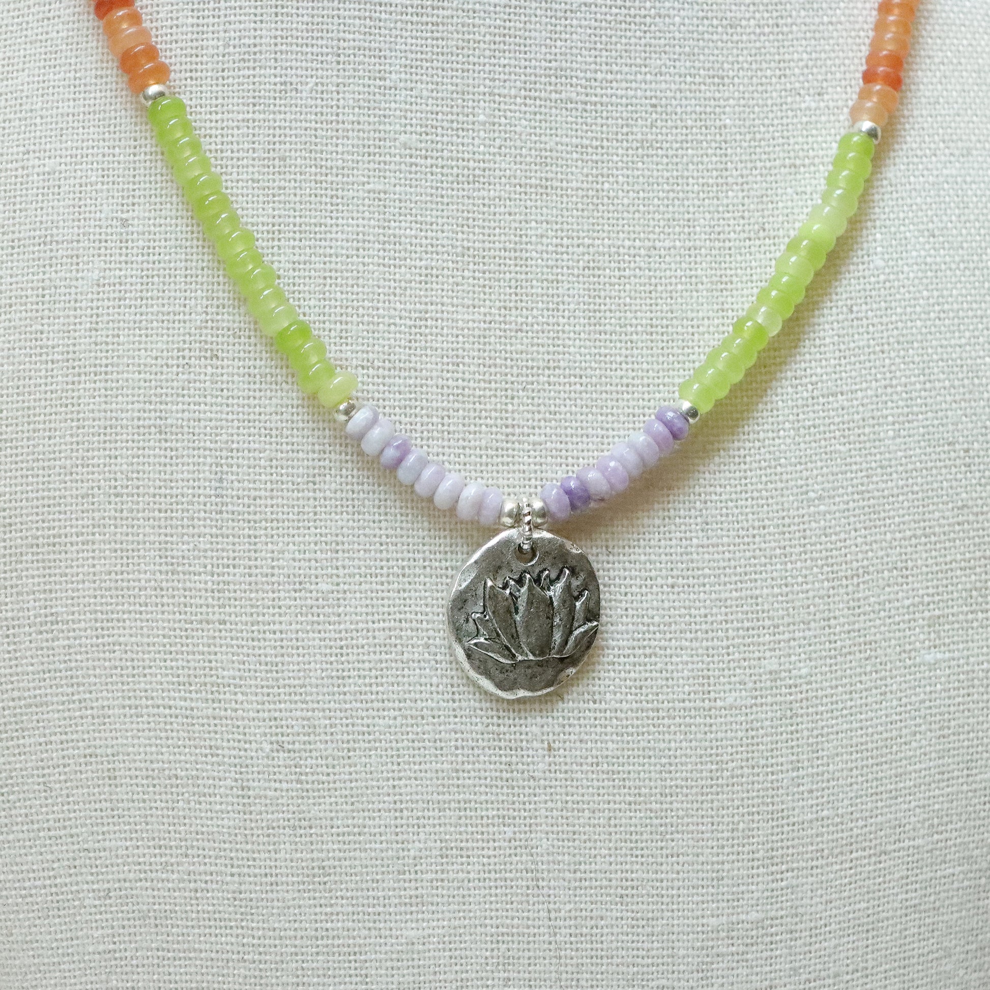 Four Tides Gemstone Necklace