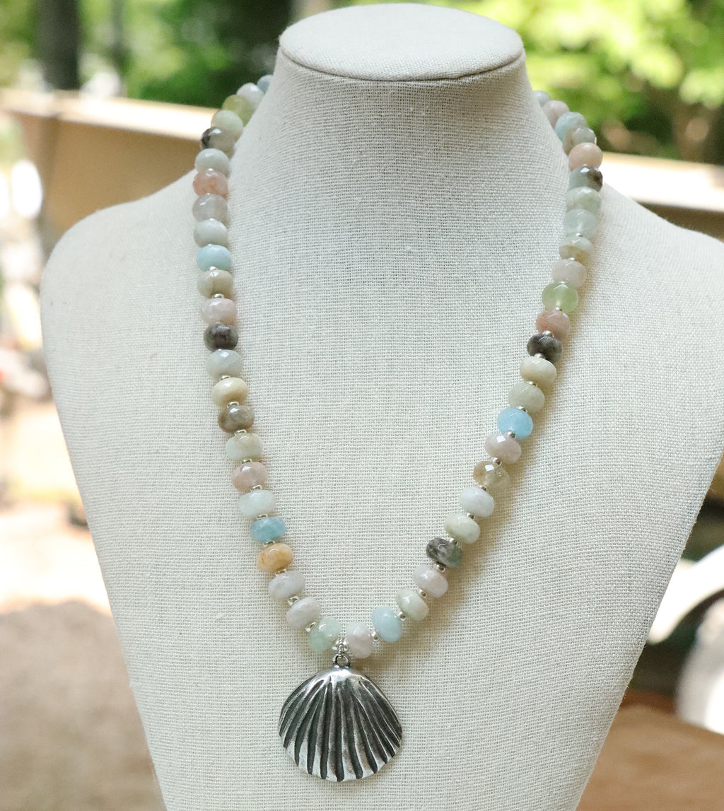 Morning Mist Gemstone Necklace