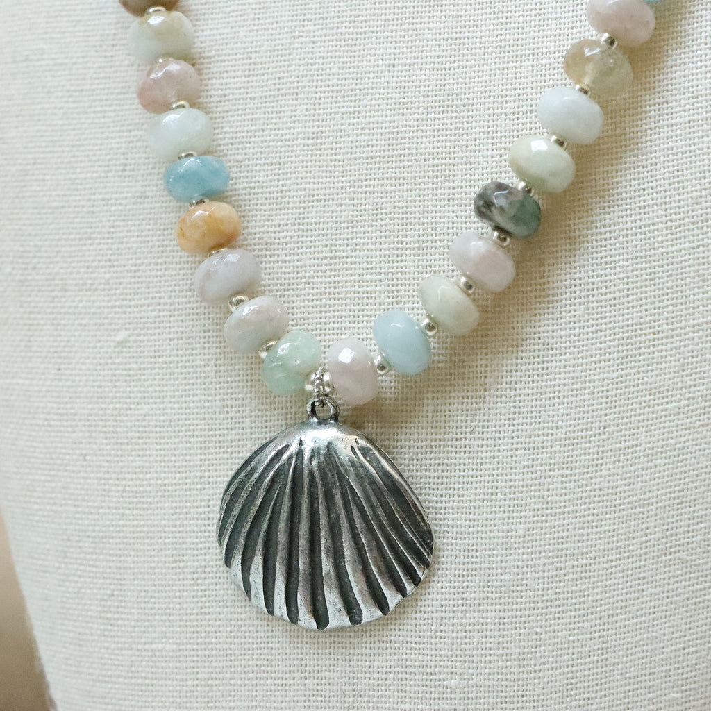 Morning Mist Gemstone Necklace