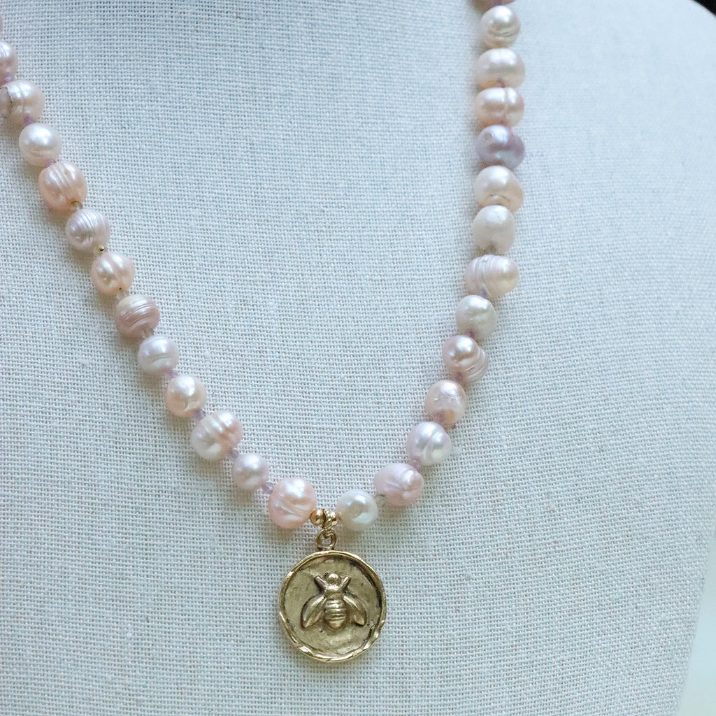 Pearl + Petal Necklace