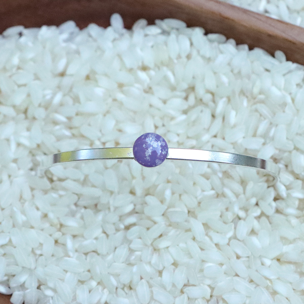 The Classic Aura Cuff Bracelet in Silver