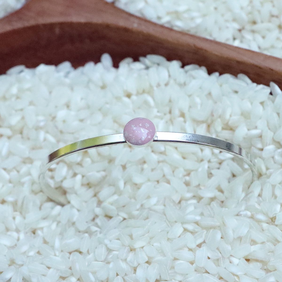 The Classic Aura Cuff Bracelet in Silver