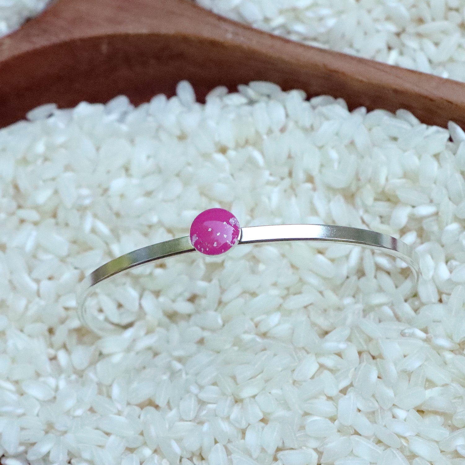 The Classic Aura Cuff Bracelet in Silver