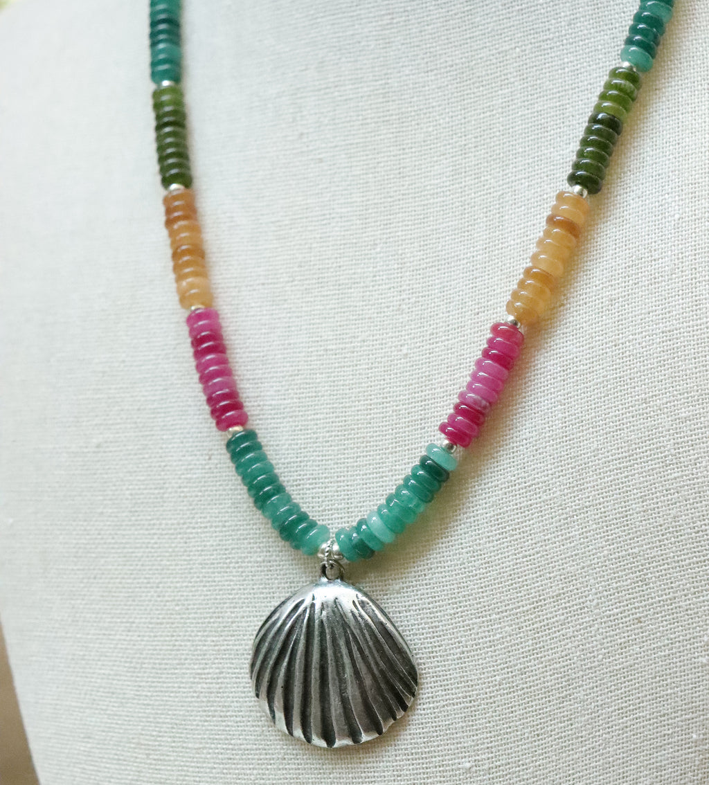 Siren's Keepsake Gemstone Necklace