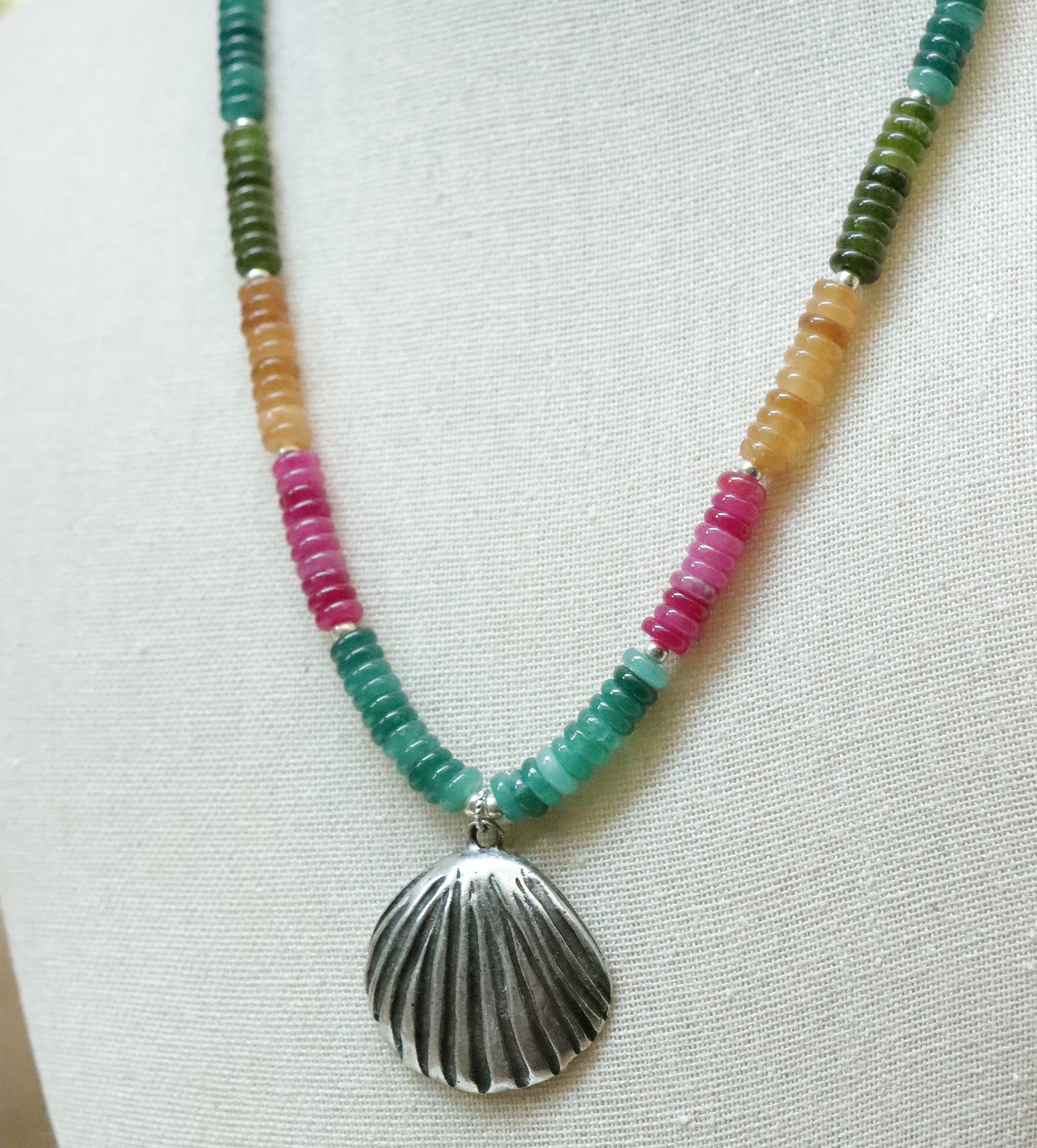Siren's Keepsake Gemstone Necklace