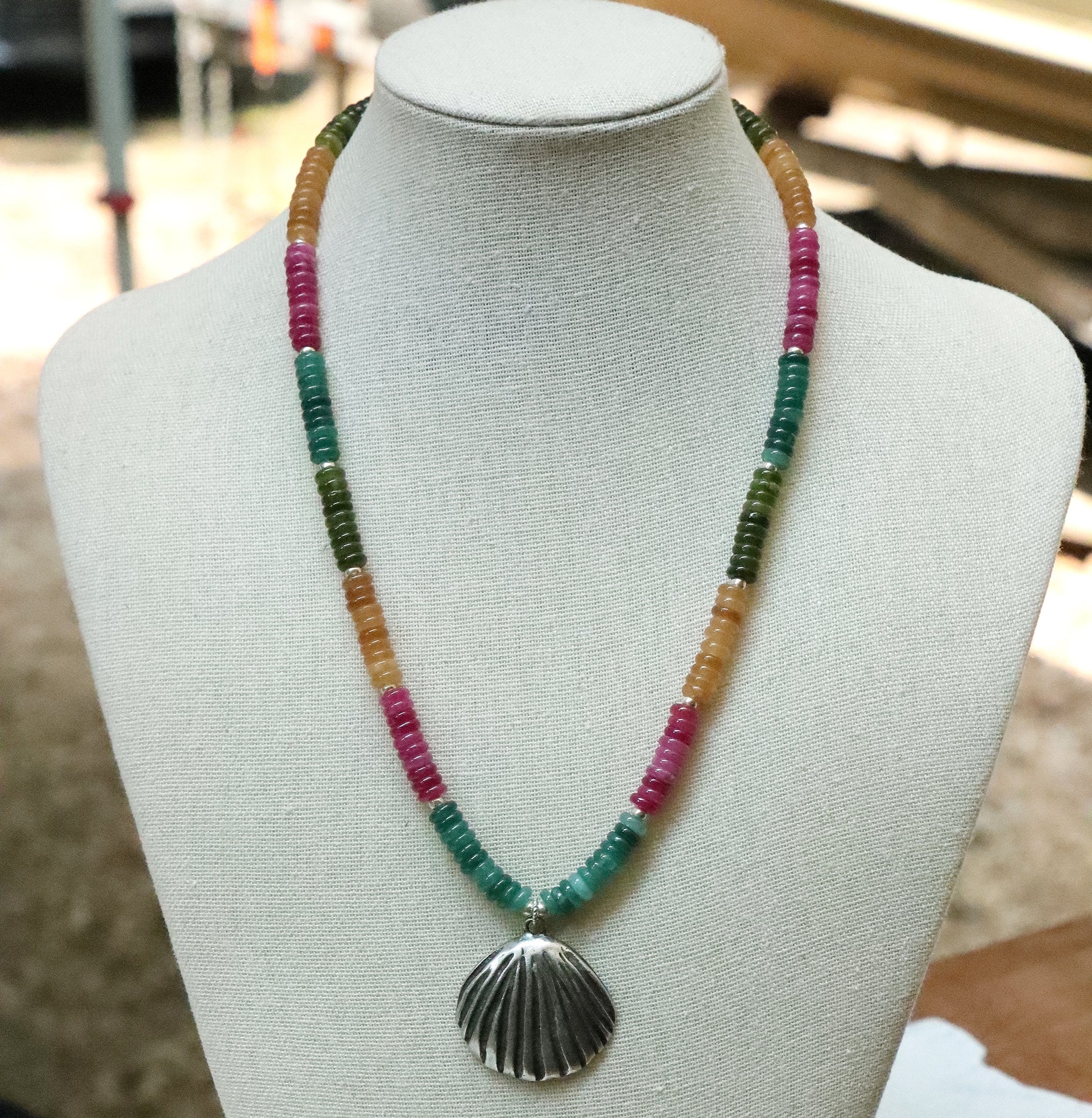 Siren's Keepsake Gemstone Necklace