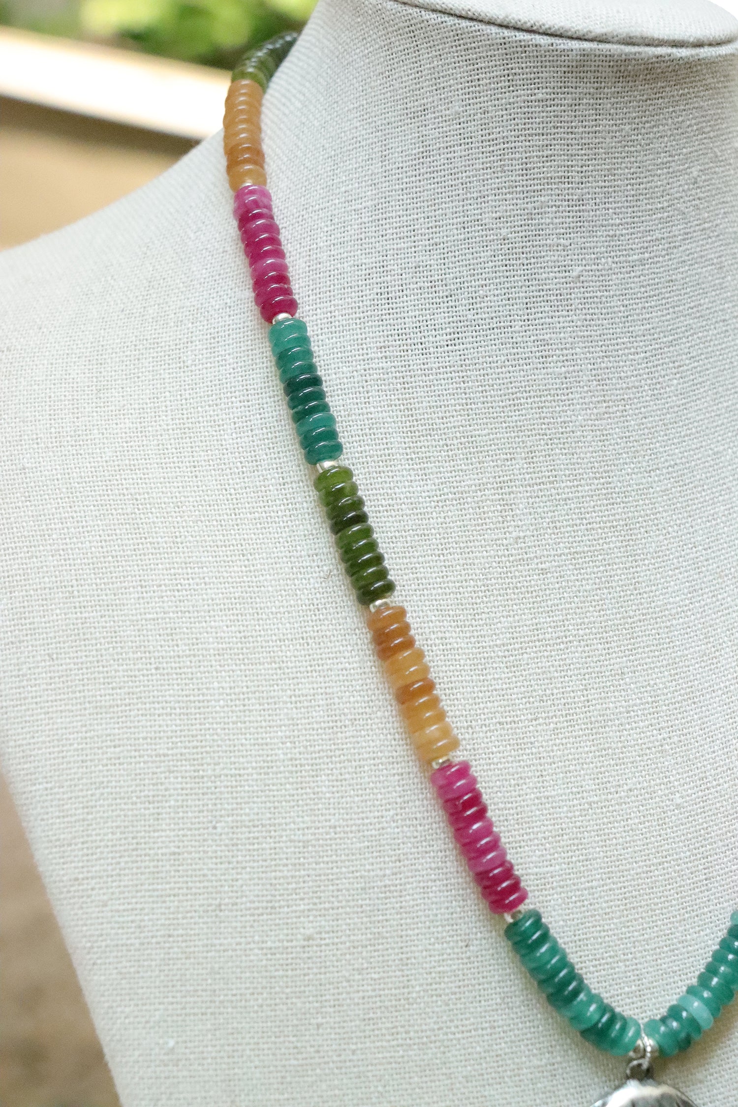 Siren's Keepsake Gemstone Necklace